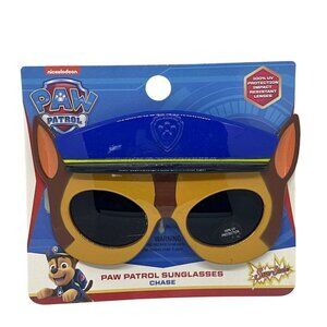 NEW Paw Patrol Chase Kids Sunglasses 100% UV Protection Costume NIB Brown Blue